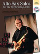 ALTO SAX SOLOS FOR THE PERFORMING ARTIST ALTO SAX BK/CD cover